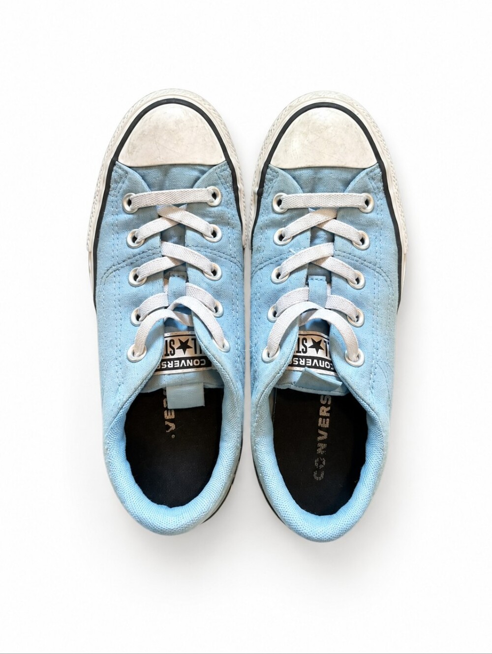 Converse Chuck Taylor All Star Kids Size 3 Light Blue Canvas Sneakers